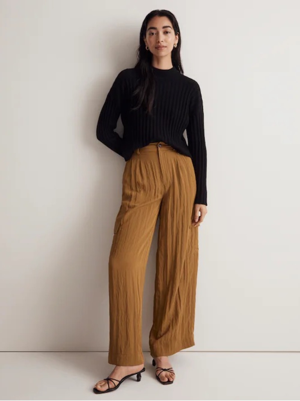 Madewell Harlow wide leg cargo pants